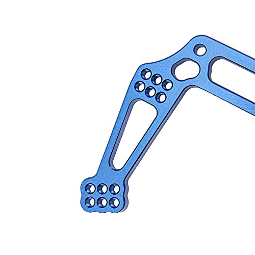 ShareGoo Aluminum Alloy Front Shock Tower Mount Replacement for Traxxas 2WD 1/10 RC Cars (Blue, Part #3639)