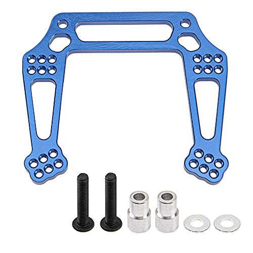 ShareGoo Aluminum Alloy Front Shock Tower Mount Replacement for Traxxas 2WD 1/10 RC Cars (Blue, Part #3639)