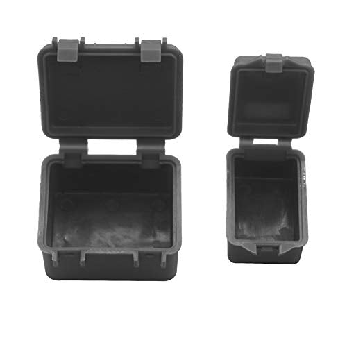 ShareGoo RC Luggage Case Set – 3-Piece Simulation Decoration & Storage for 1/10 Scale Rock Crawlers (Black)