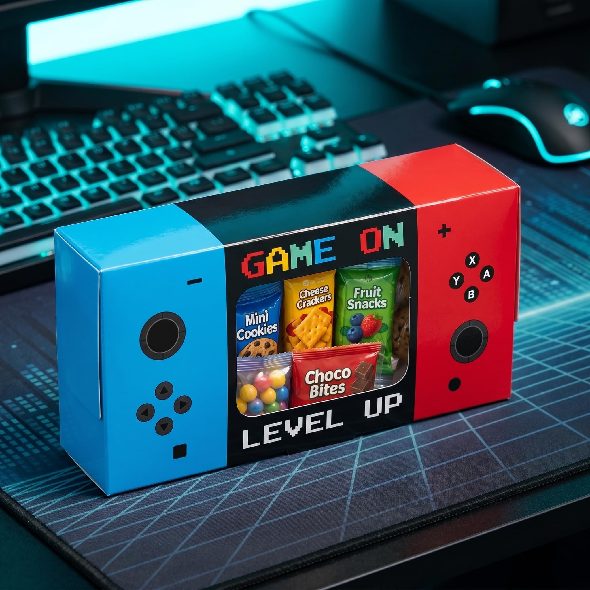 Shescrzionu 12-Pack Video Game Party Favor Boxes with Window – Gamer Birthday Decorations