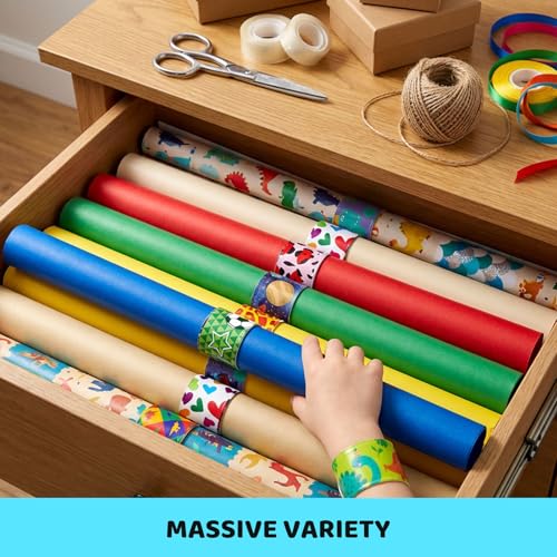 Shindel 96-Pack Slap Bracelets - Bulk Wristbands for Party Favors, Classroom Prizes, and Birthday Goody Bags