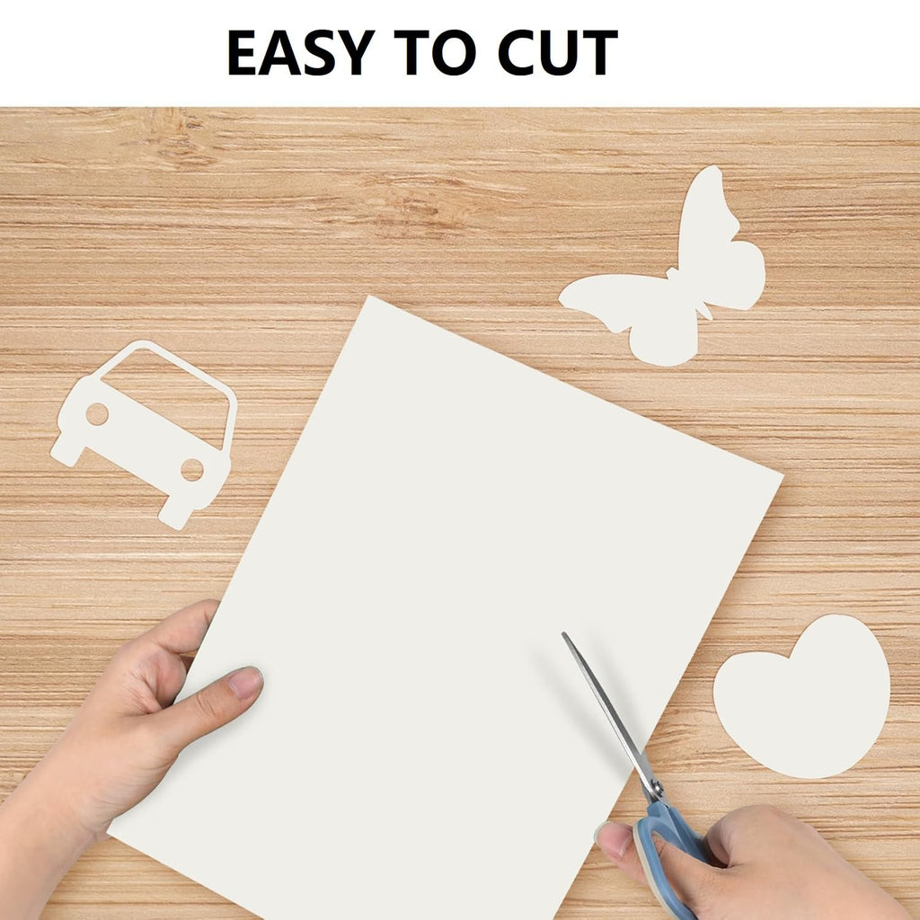 Shinok White Construction Paper 12x17 Inch - 120 Sheets, 55lb Standard Weight for Art and Crafts