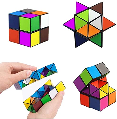 SHONCO 2-in-1 Magic Star Cube: Transforming Infinity Cube Fidget Toy for Stress Relief