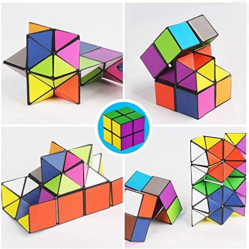SHONCO 2-in-1 Magic Star Cube: Transforming Infinity Cube Fidget Toy for Stress Relief