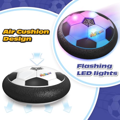 ShyLizard Hover Soccer Ball with LED Lights - Indoor & Outdoor Toy for Kids Ages 3-8