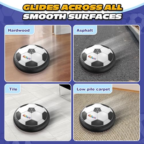 ShyLizard Hover Soccer Ball with LED Lights - Indoor & Outdoor Toy for Kids Ages 3-8