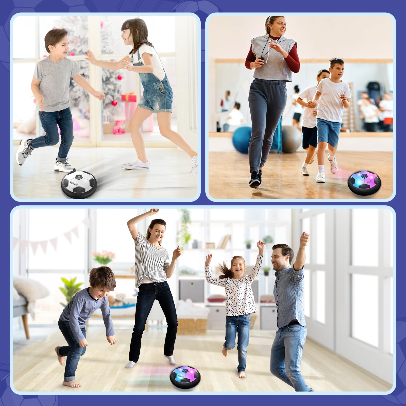 ShyLizard Hover Soccer Ball with LED Lights - Indoor & Outdoor Toy for Kids Ages 3-8