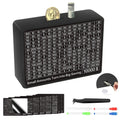Sidypro Wooden Money Saving Box with 10000 Dollars Target – Cash Savings Challenge for Adults & Kids, Black