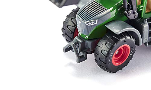 Siku 1393 Fendt 1050 Vario with Front Loader – Diecast Metal Toy Tractor with Movable Loader and Rubber Tires