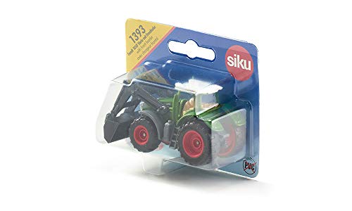Siku 1393 Fendt 1050 Vario with Front Loader – Diecast Metal Toy Tractor with Movable Loader and Rubber Tires