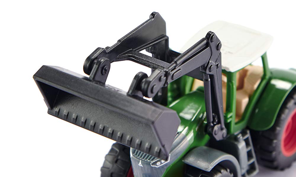 Siku 1393 Fendt 1050 Vario with Front Loader – Diecast Metal Toy Tractor with Movable Loader and Rubber Tires