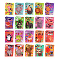 sinceroduct 100 Sheets Make a Face Stickers for Kids - 20 Animal Designs, Waterproof & Reusable DIY Stickers