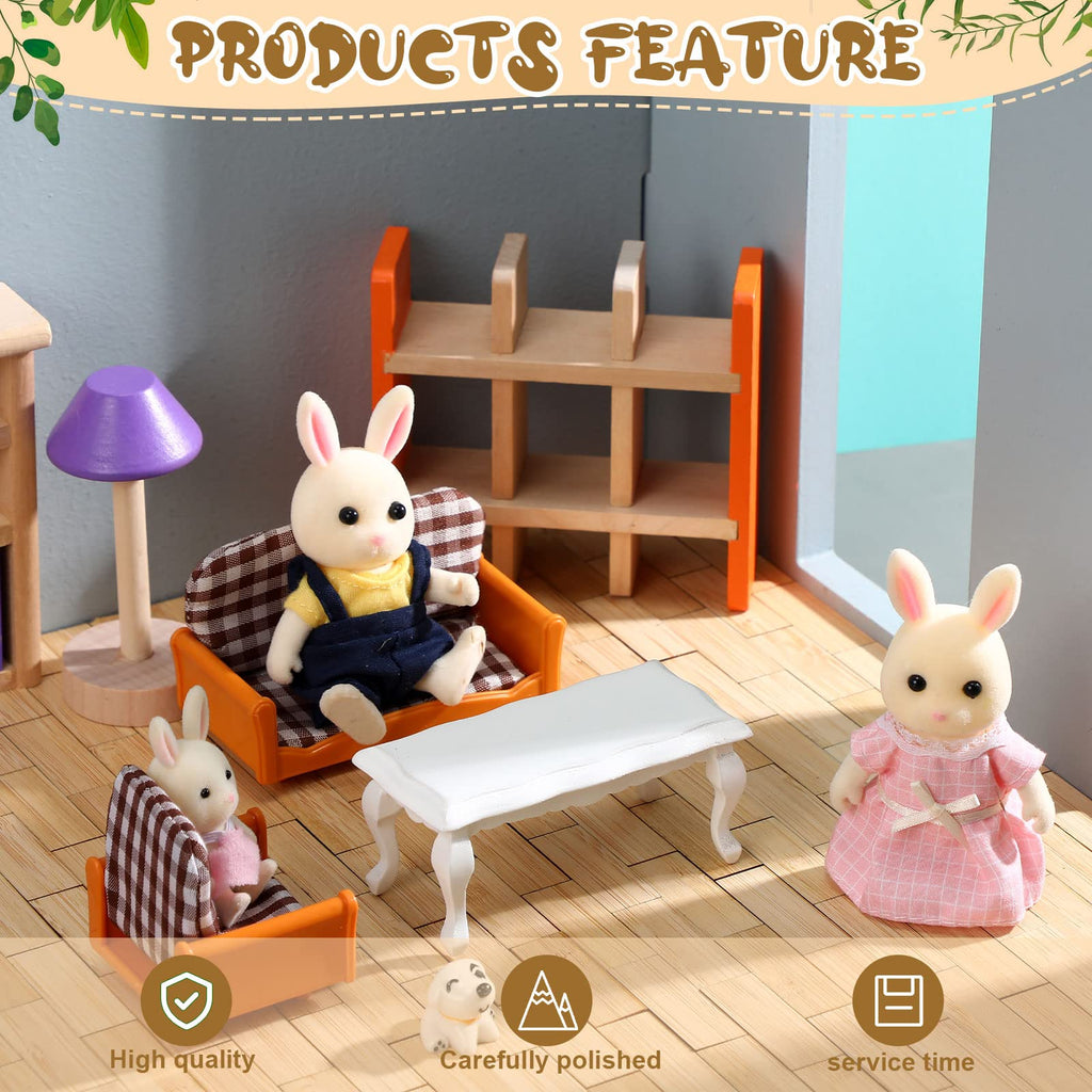 Sintuff 200-Piece Beige Bamboo Dollhouse Flooring - 1:12 Scale Geometric Wood Floor Boards for Miniature Rooms