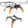 Sinyutia Foldable Landing Gear for DJI Mini 4K – Orange-Gray, 32mm Height Boost, Ultra-Light 0.073 lbs