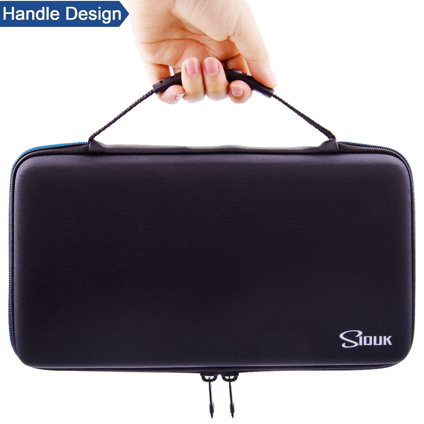 SIQUK Dice Case for DND – Holds 8 Sets with Removable Rolling Tray