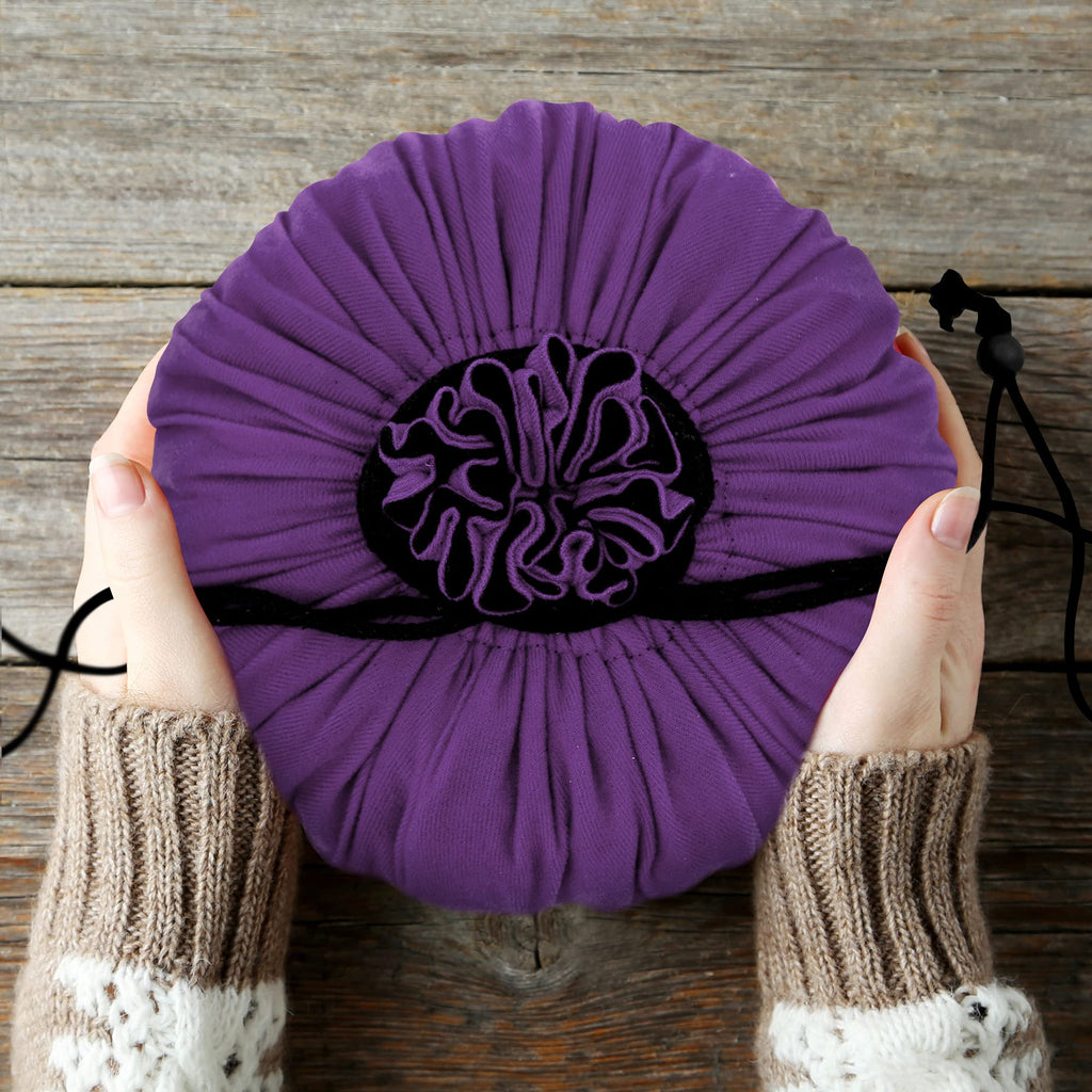 SIQUK Large Dice Bag with 9 Pockets - Holds 300+ Dice, Dark Violet