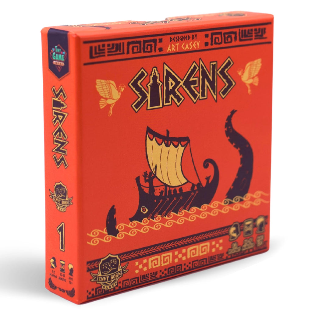 Sirens Greek Mythology Card Drafting Game – Tiny Series, 1-2 Players Ages 12+