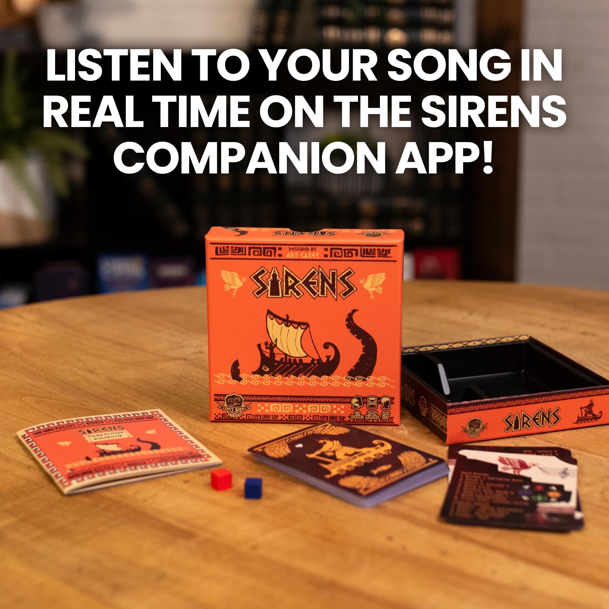 Sirens Greek Mythology Card Drafting Game – Tiny Series, 1-2 Players Ages 12+