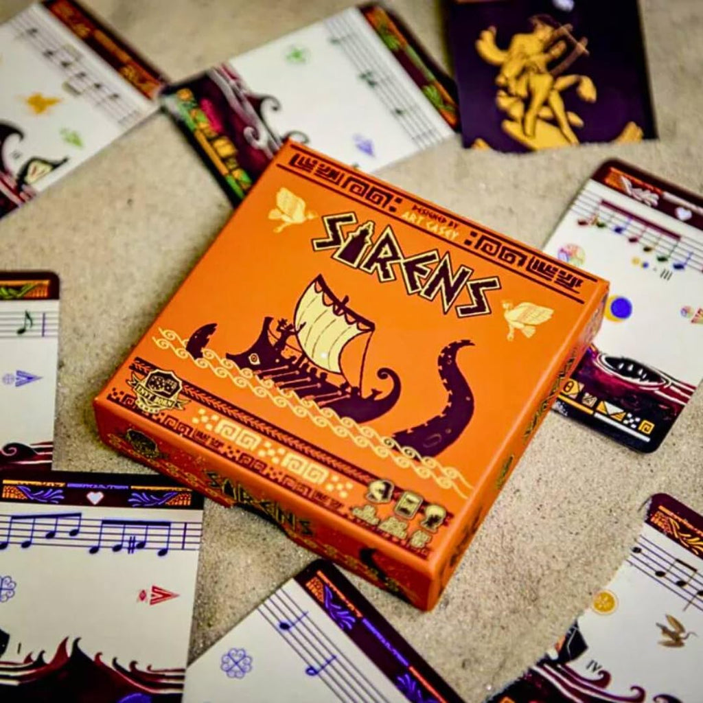 Sirens Greek Mythology Card Drafting Game – Tiny Series, 1-2 Players Ages 12+