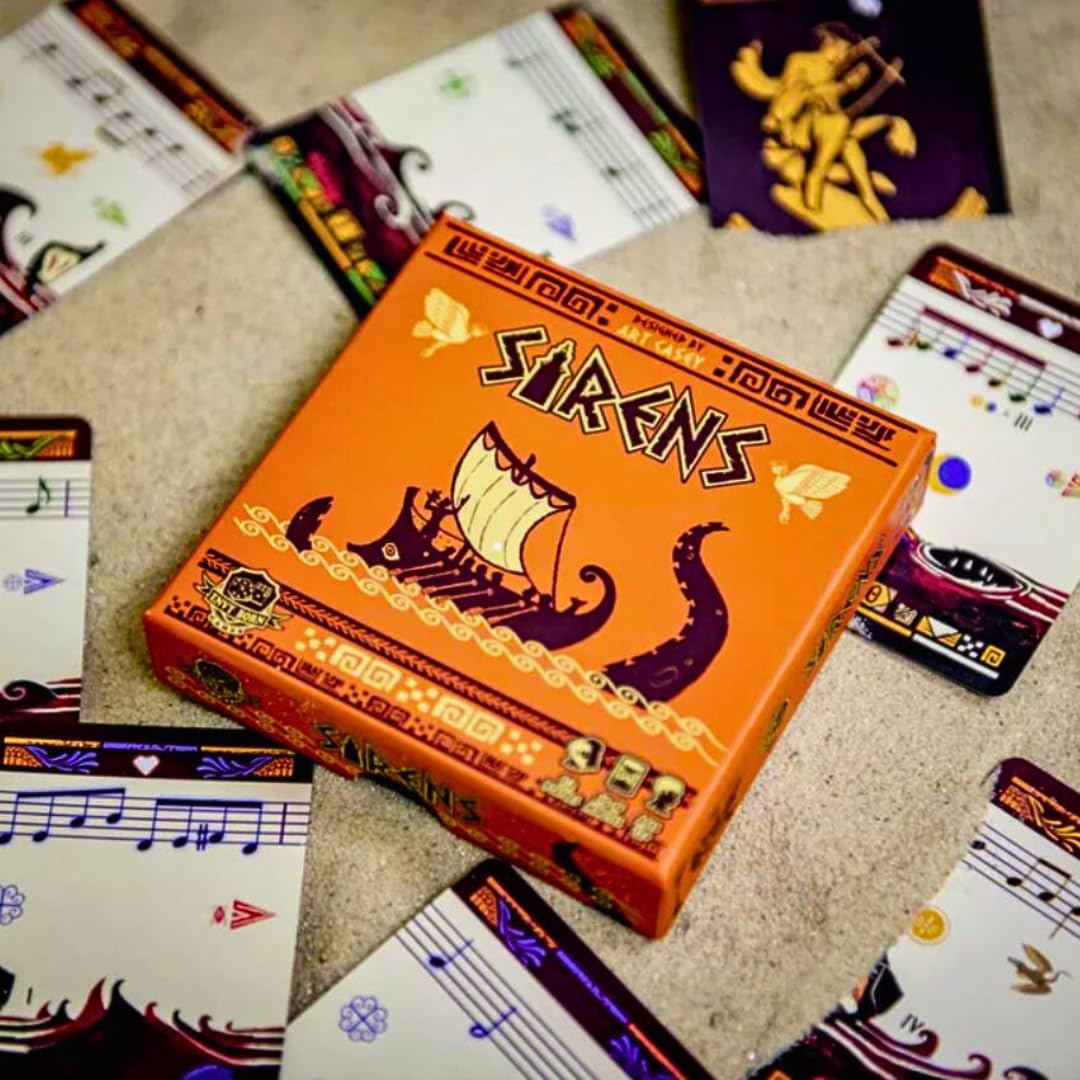 Sirens Greek Mythology Card Drafting Game – Tiny Series, 1-2 Players Ages 12+