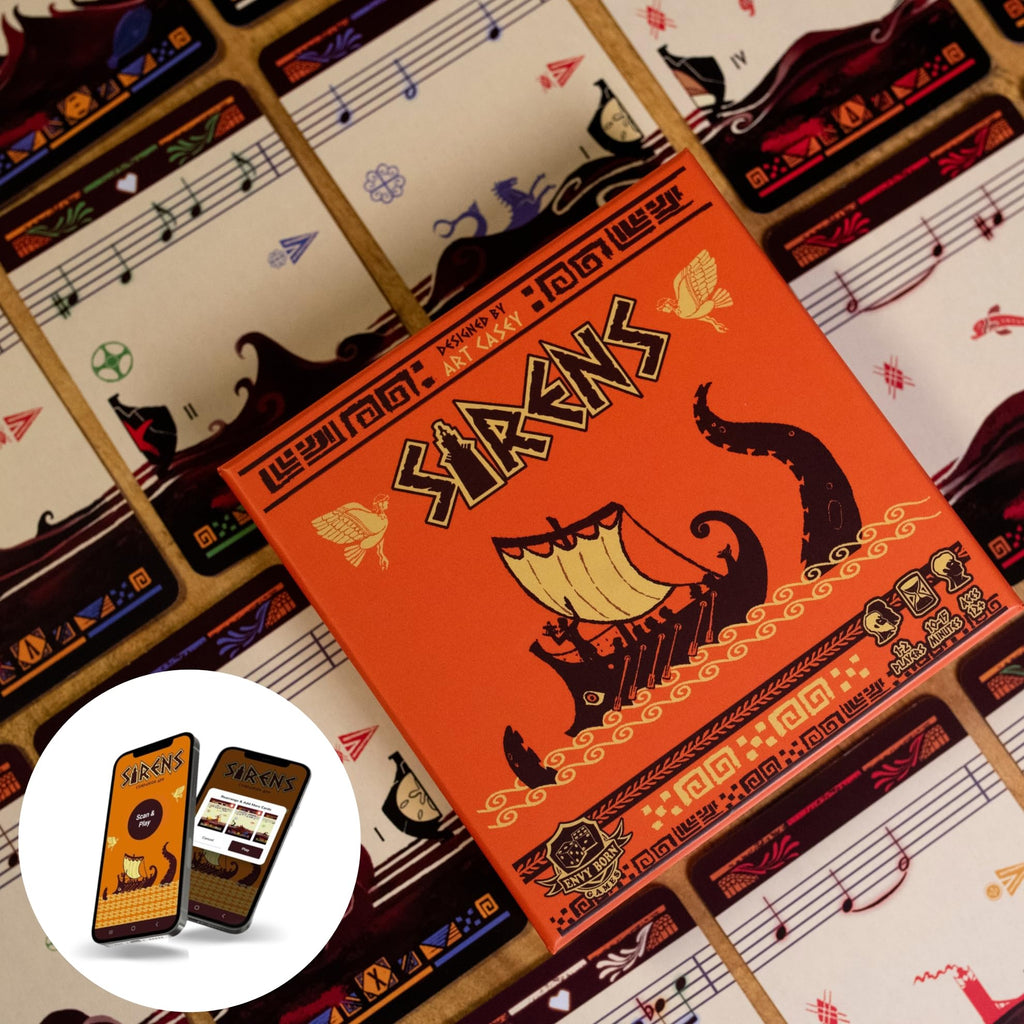 Sirens Greek Mythology Card Drafting Game – Tiny Series, 1-2 Players Ages 12+