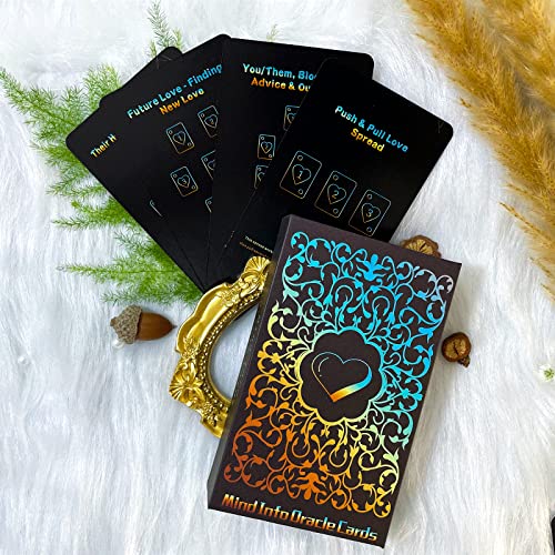 Sishui Mind Info Oracle Cards Deck – 48 Cards for Life & Career Guidance, Beginner-Friendly