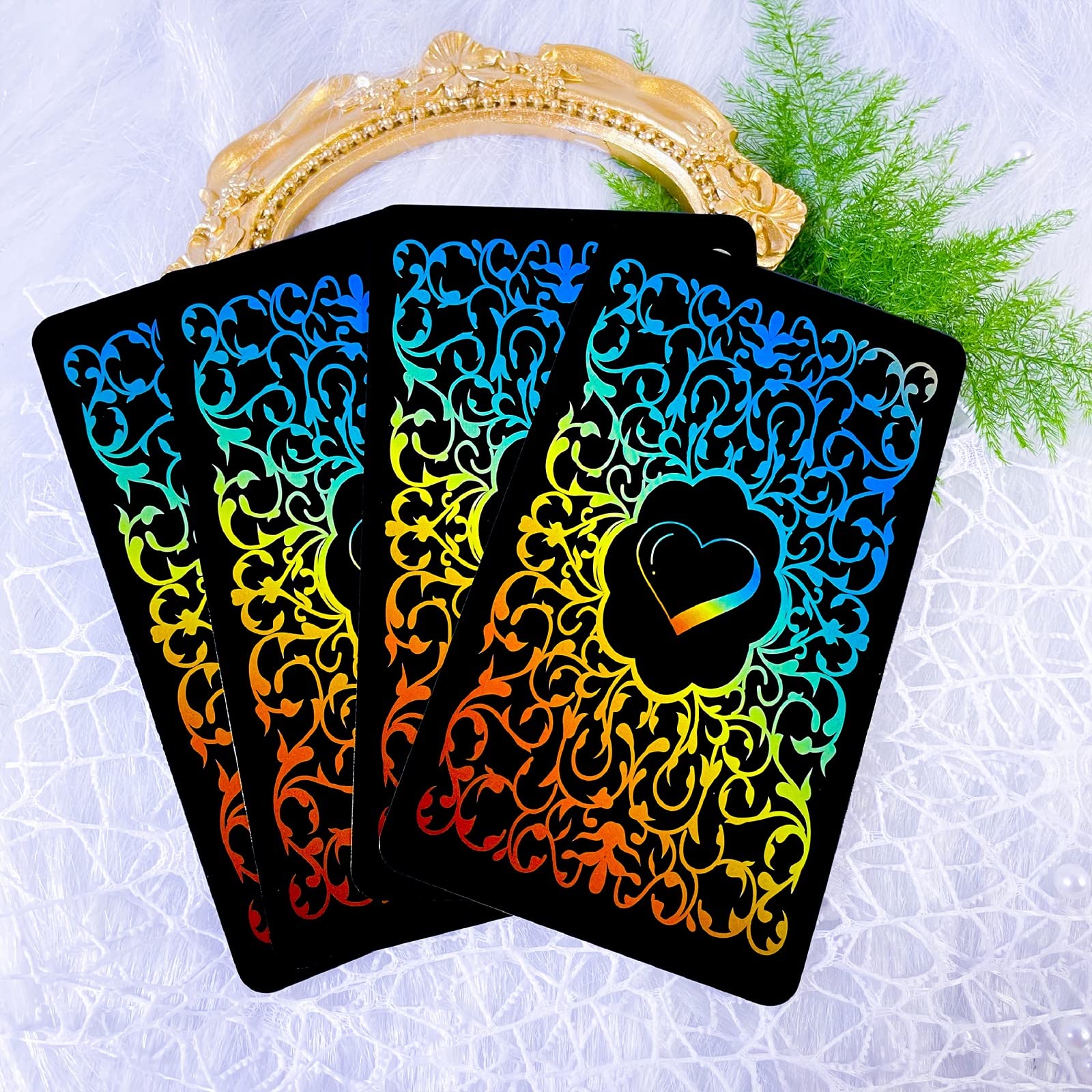 Sishui Mind Info Oracle Cards Deck – 48 Cards for Life & Career Guidance, Beginner-Friendly