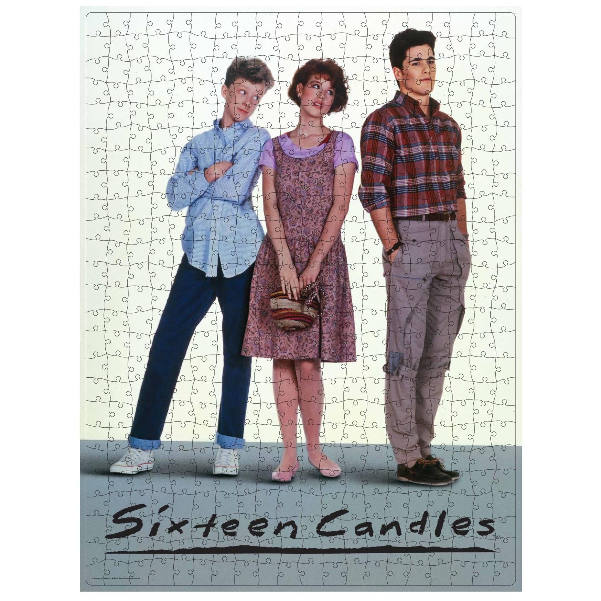 Sixteen Candles 500-Piece Jigsaw Puzzle in Retro Blockbuster VHS Case – 18x24