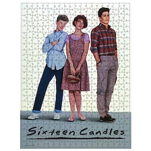 Sixteen Candles 500-Piece Jigsaw Puzzle in Retro Blockbuster VHS Case – 18x24