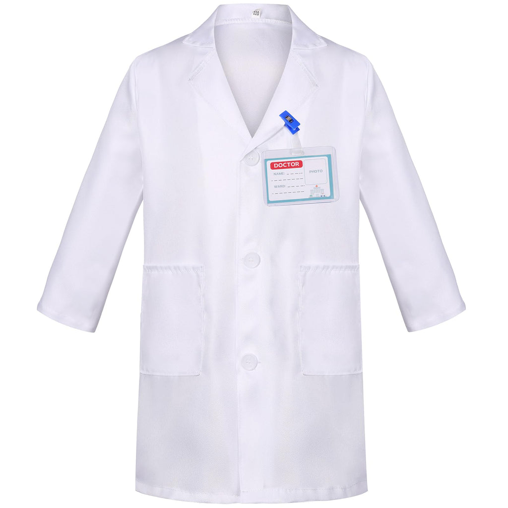 SIZGAROOT Doctor Costume for Kids with Lab Coat – Halloween Dress-Up