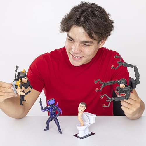 SKIBIDI Toilet Deluxe Figure - Series 2, 6" Collectible Action Figure with 22 Points of Articulation