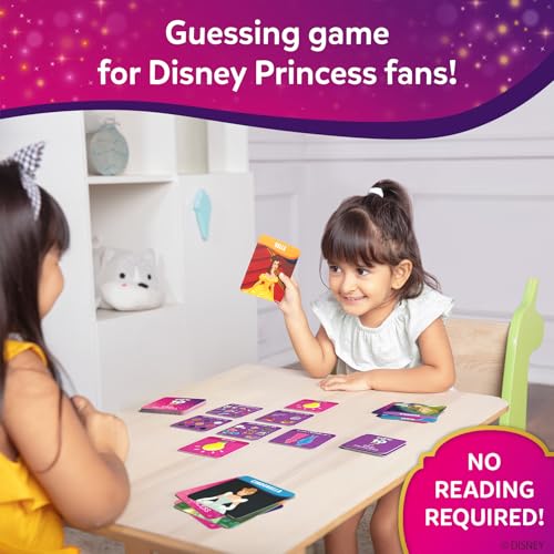 Skillmatics Guess in 10 Junior: Disney Princess Card Game - Fun Guessing Game for Kids Ages 3-6