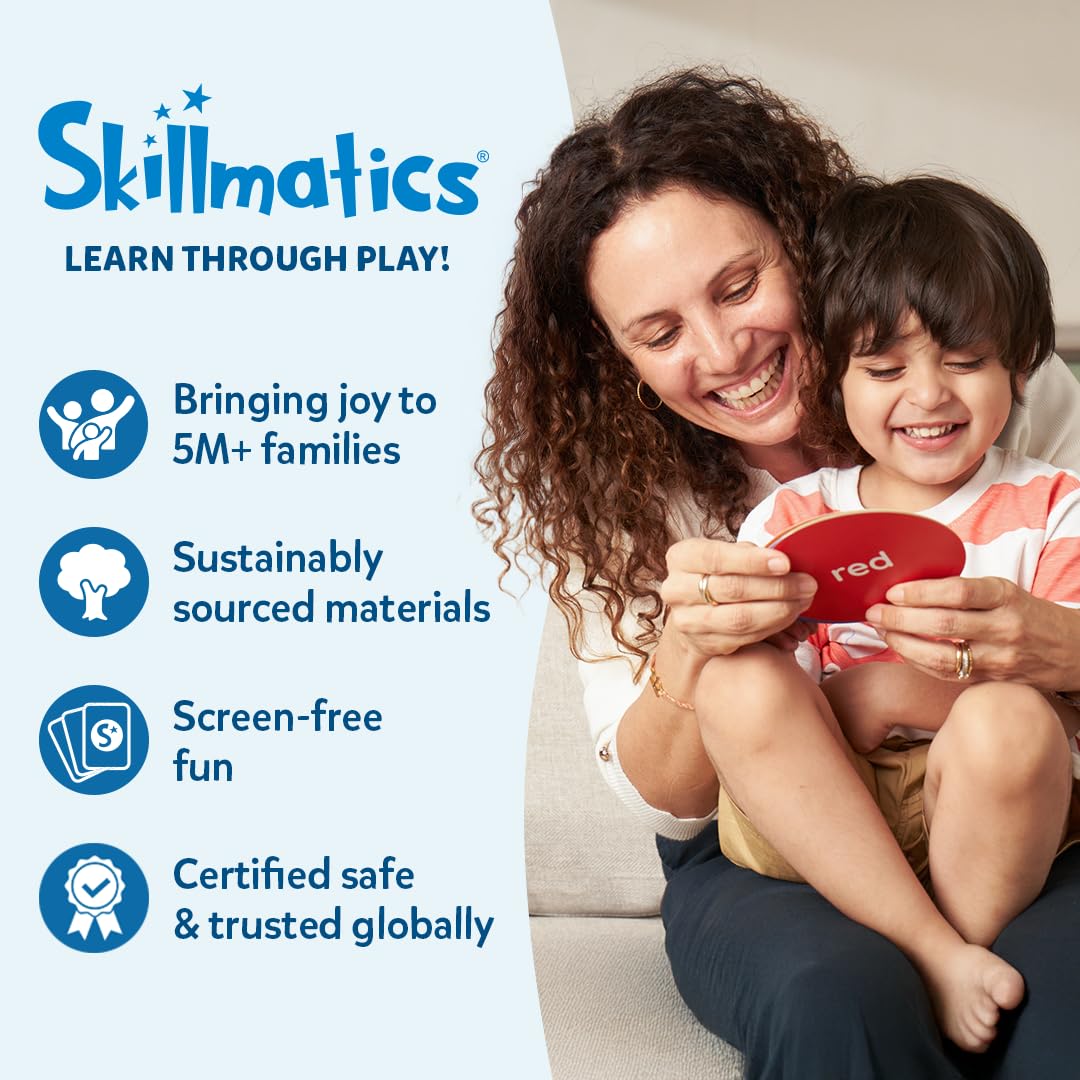 Skillmatics Guess in 10 Junior: Disney Princess Card Game - Fun Guessing Game for Kids Ages 3-6