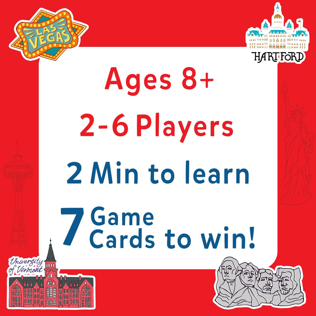 Skillmatics Guess in 10 States of America – Educational Card Game for Ages 8+