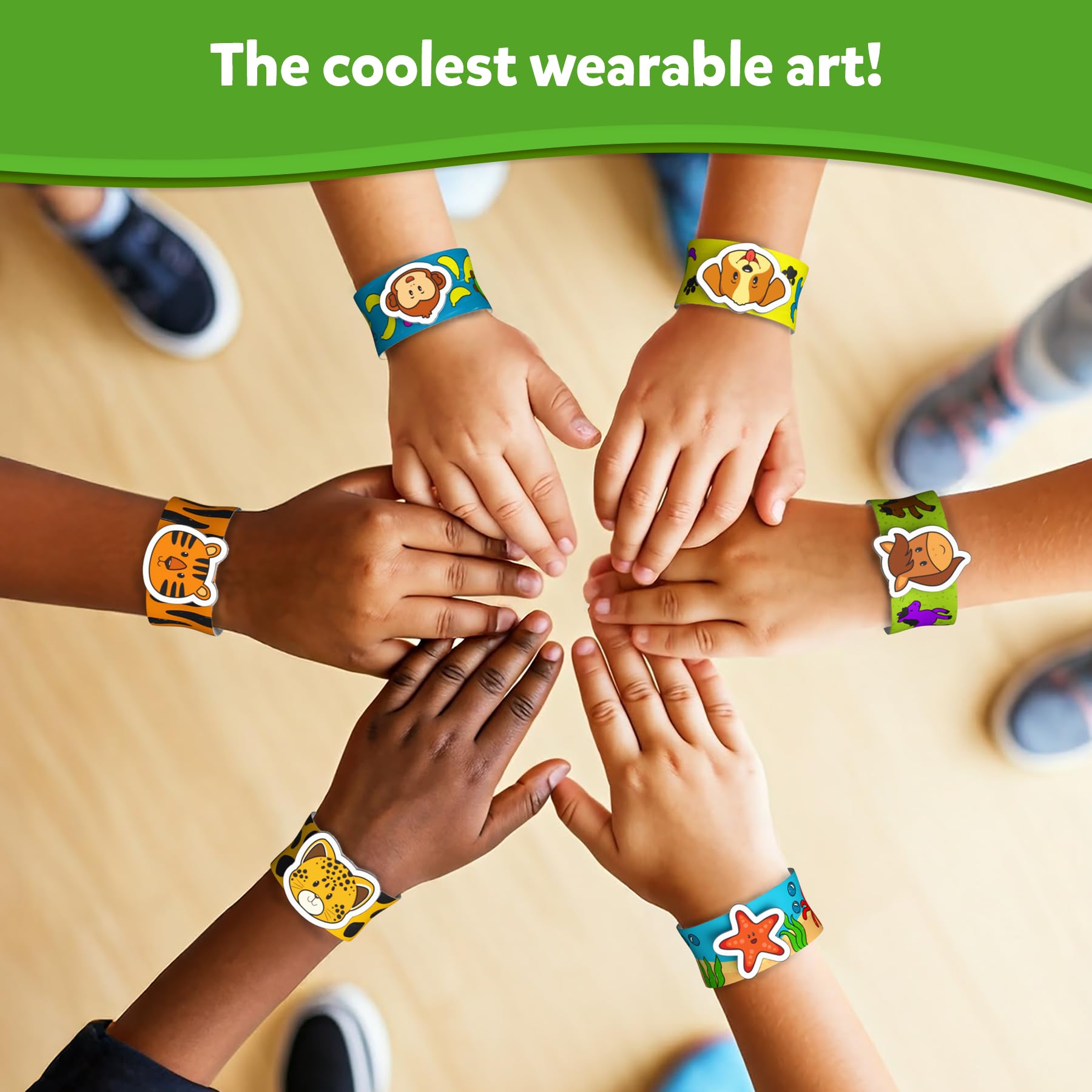 Skillmatics Snap Bandz – DIY Animal Jewelry Craft Kit for Kids Ages 4-10