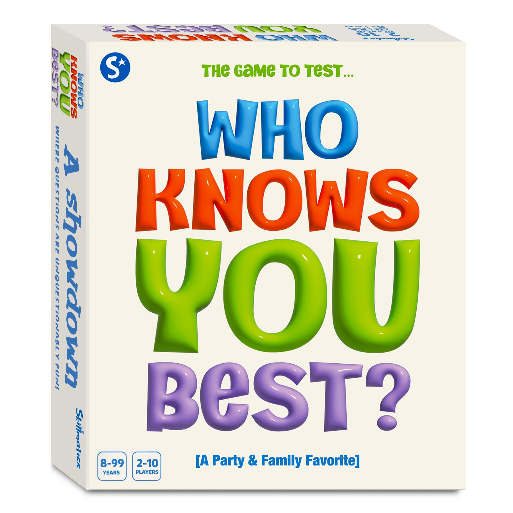 Skillmatics Who Knows You Best? Card Game – Hilarious Family Party Game for 2-10 Players, Ages 8+ (2025 Edition)