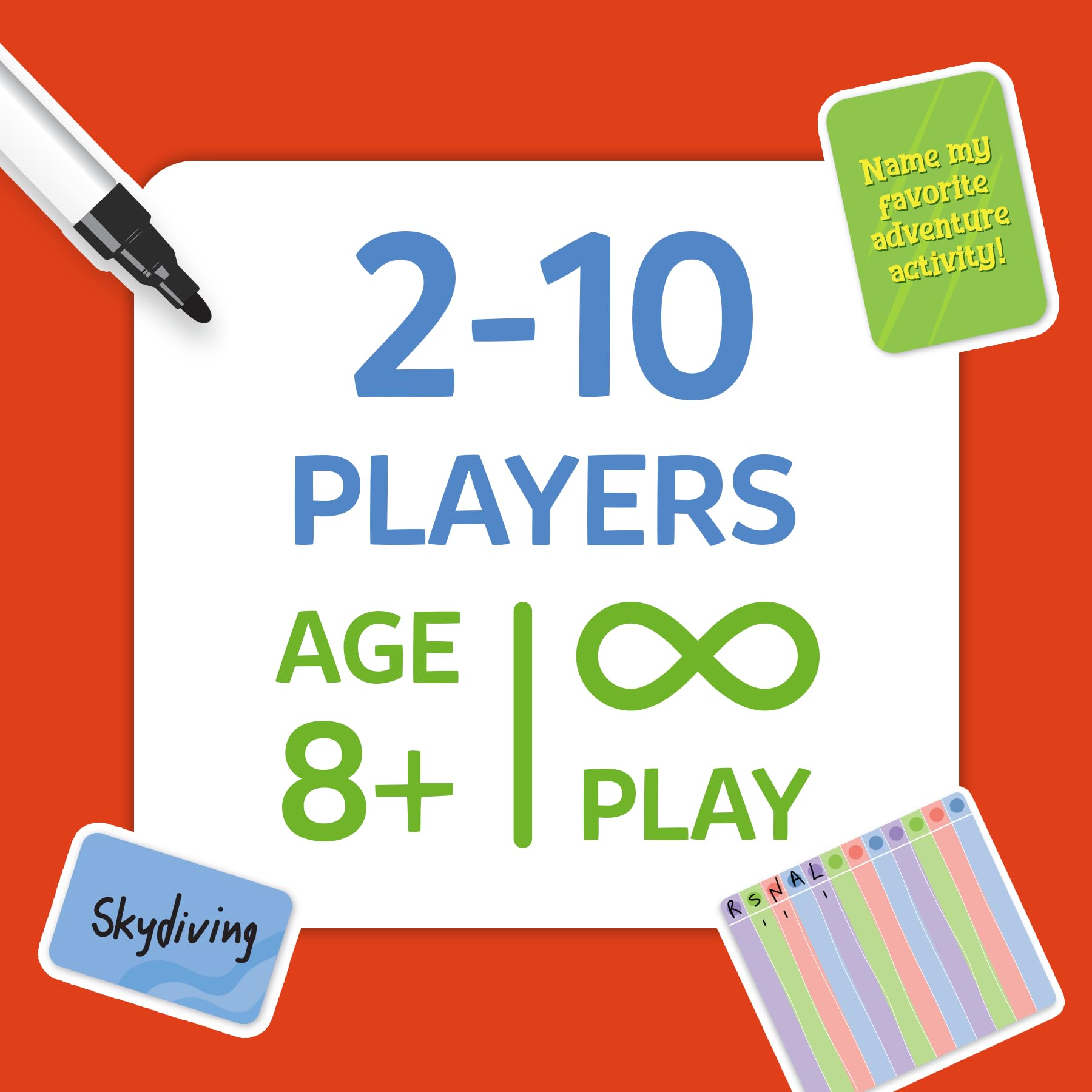 Skillmatics Who Knows You Best? Card Game – Hilarious Family Party Game for 2-10 Players, Ages 8+ (2025 Edition)