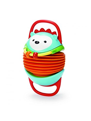 Skip Hop Accordian Baby Musical Toy - Hedgehog with Easy-Grip Handles and Teething Details