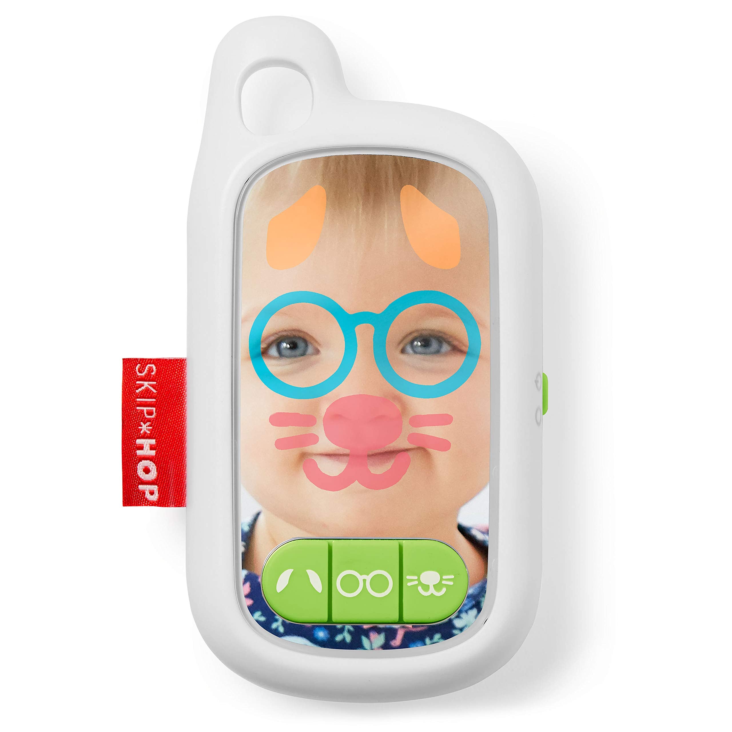 Skip Hop Baby Phone Toy - Explore & More Cell Phone with Selfie Mirror and Light-Up Filters