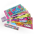 Sky Castle Sticki Rolls Jumbo Stickies – 6-Pack Capsule (Sticki Snacks) – Reusable Foil Stickers for Kids Ages 5+