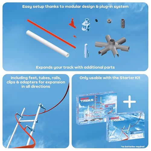 Sky Trails Construction Accessory Pack – Expand Your Racing Track with More Connectors