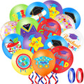 Skylety 50 Pack 12 Inch Preschool Graduation Balloons – Class of 2026 Latex Decor with Ribbons