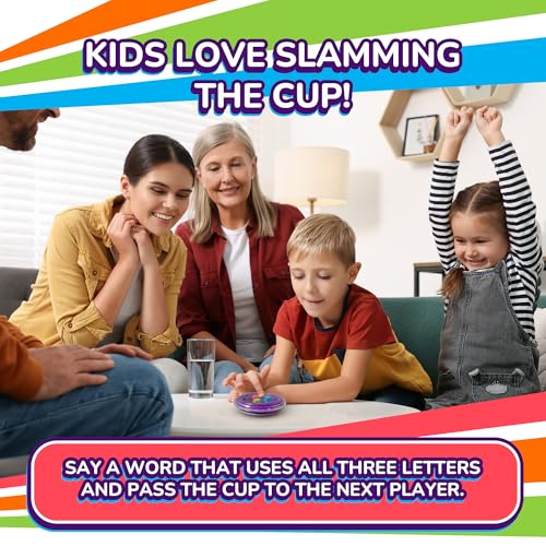 Slam Words Quick Word Game – Travel-Friendly Dice Game for Families and Parties