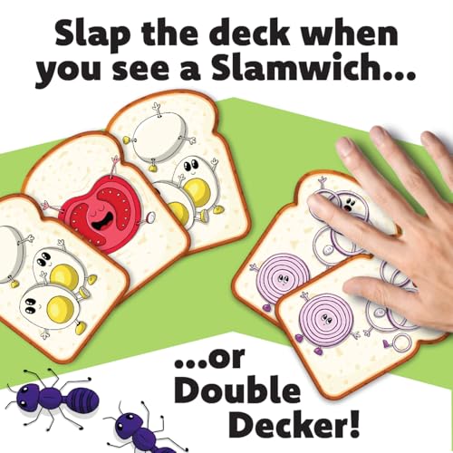 Slamwich Card Game – Fast Flipping Fun for Ages 6+ – Gamewright