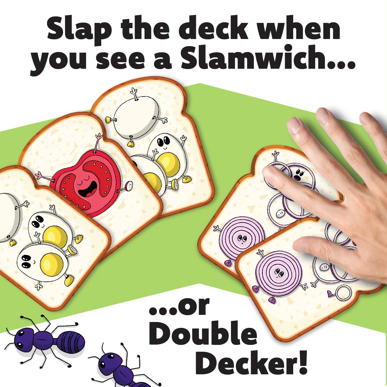 Slamwich Card Game – Fast Flipping Fun for Ages 6+ – Gamewright