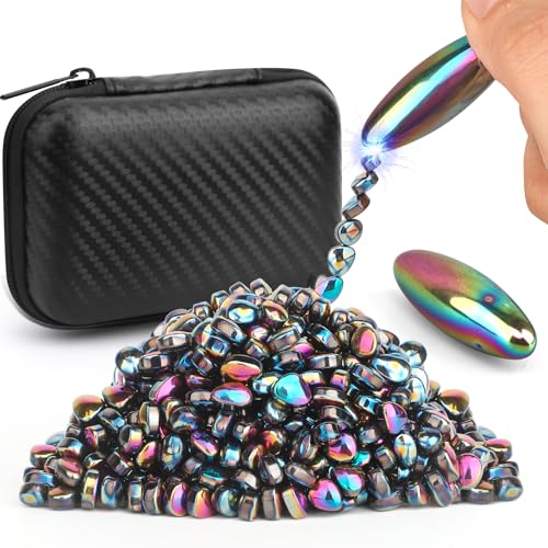 Slime Putty Set with Magnetic Ferrite Stones and Oval Magnets - Fidget Toy for Adults
