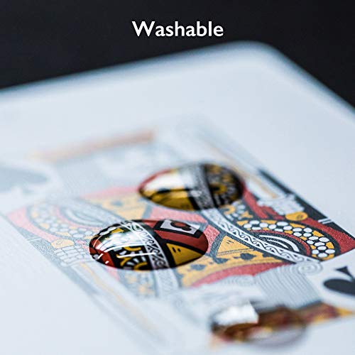 SLOWPLAY 2-Deck Plastic Playing Cards – Jumbo Index, Waterproof & Washable Poker Cards for Texas Hold'em