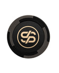 SLOWPLAY Godel 14g Clay Poker Chips - 40mm Heavyweight Composite with Iron Core, Pack of 50 Black (No Denomination)