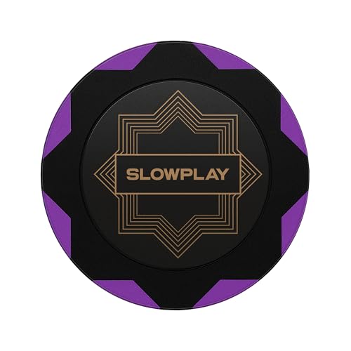 SLOWPLAY Nash Clay Poker Chips - 14g Purple (Pack of 50) - 40mm No Denomination