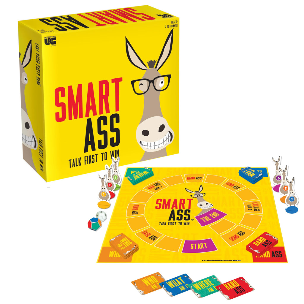Smart Ass Trivia Party Game – New Edition with 411 Cards for Ages 12+